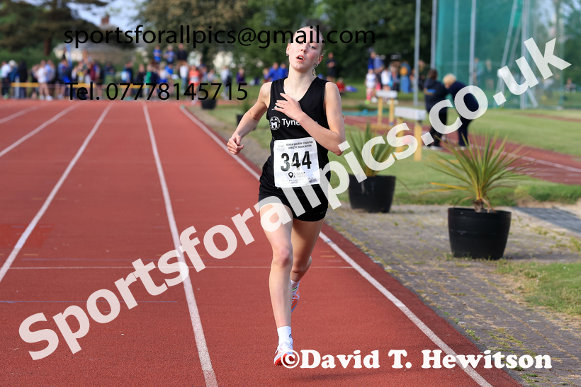 Jimmy Hedley 800 metres, 2026 NEGP 2, Monkton Stadium, Wednesday, May 27th. Photo: David T. Hewitson/Sports for All Pics